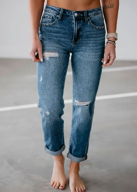 Eddie Risen Slim Girlfriend Jeans