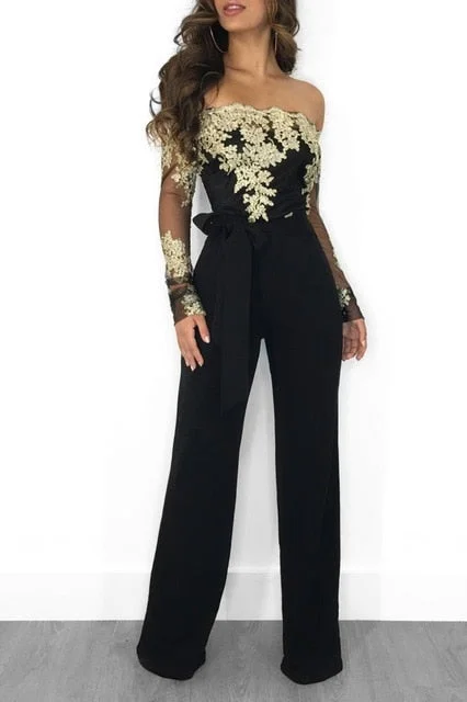 black gold jumpsuit