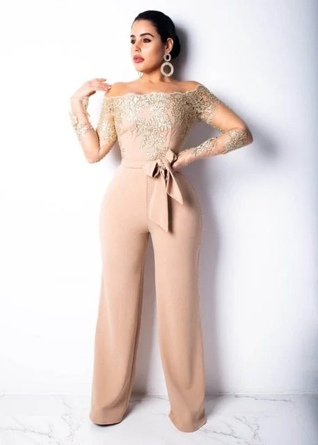 apricot jumpsuit