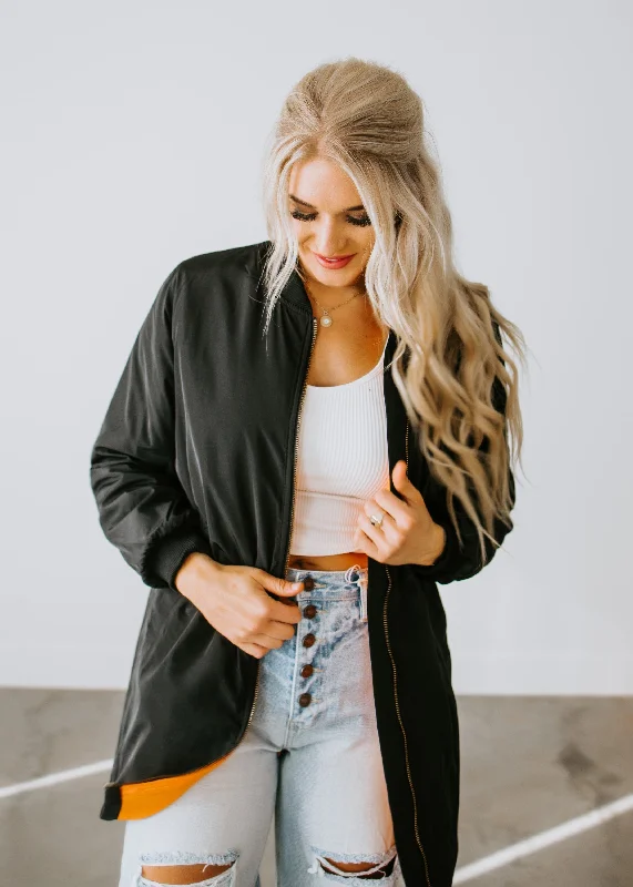 Nyx Longline Bomber Jacket