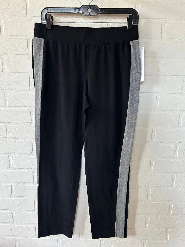 Black & Grey Pants Leggings Eileen Fisher, Size 4