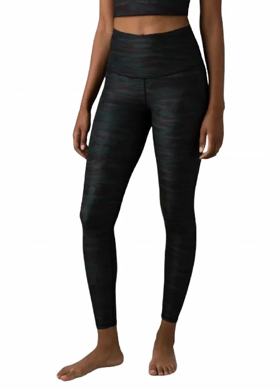 Layna 7/8 Printed Legging In Black Travertine