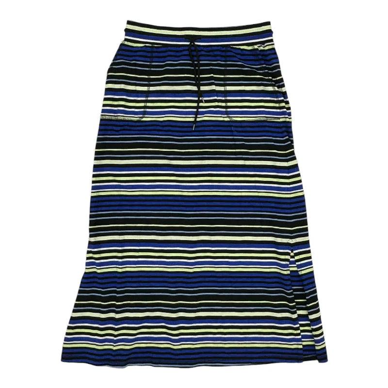 Skirt Maxi By Talbots In Striped Pattern, Size:Sp