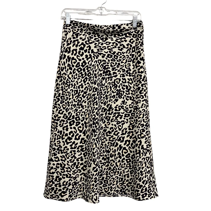 Skirt Midi By Loft In Animal Print, Size:6