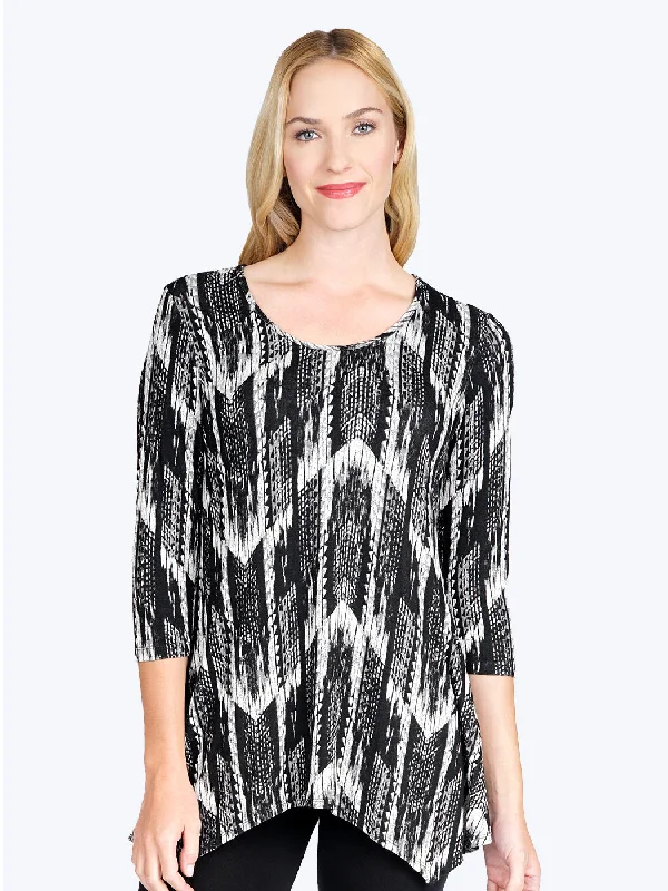 Tianello "Payson" French Knit "Asbury" Tunic