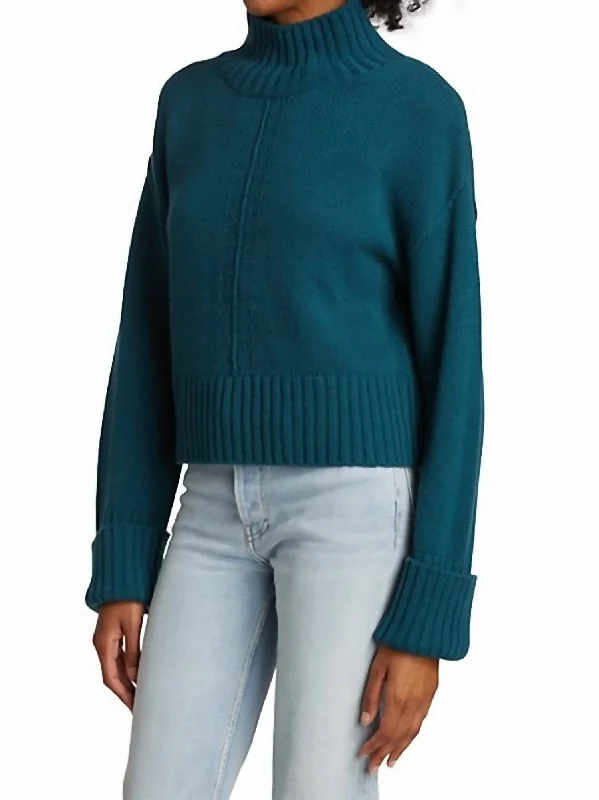 Halle Sweater In Evergreen