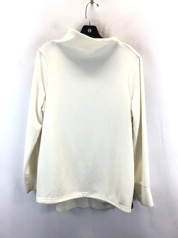 Top Long Sleeve Basic By Cable And Gauge In Cream, Size: L