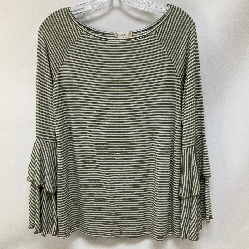 Top Long Sleeve By Altard State In Striped Pattern, Size: S