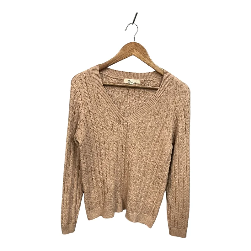 Top Long Sleeve By Clothes Mentor In Tan, Size: M