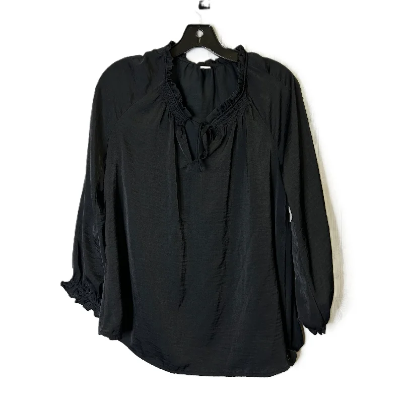 Top Long Sleeve By Old Navy In Black, Size: S