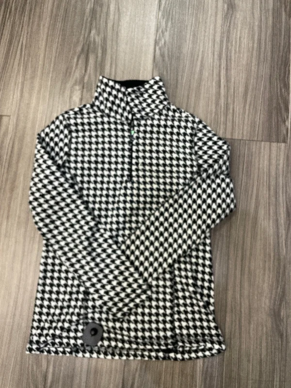 Top Long Sleeve By Old Navy In Black & White, Size: S