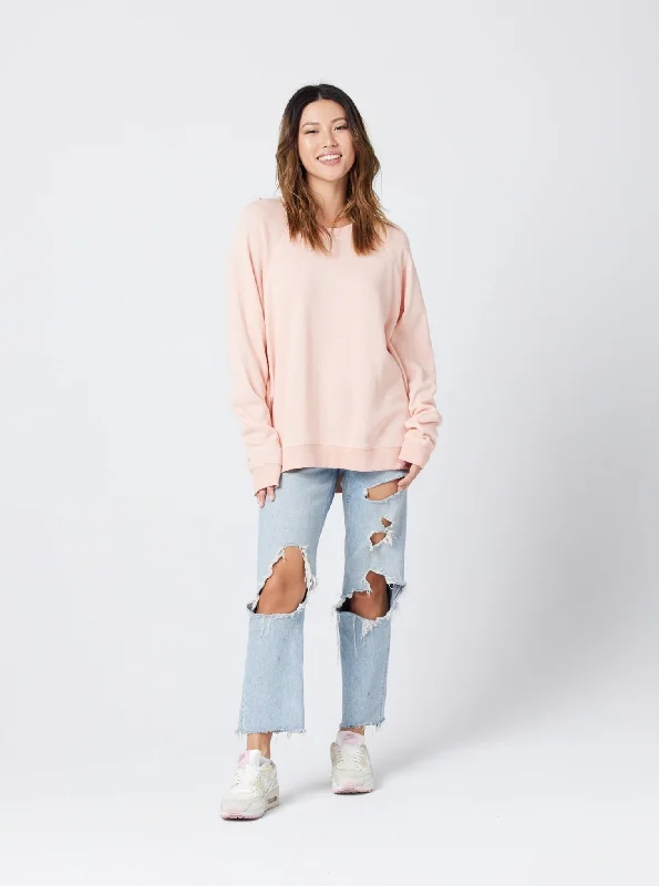 Women's Raglan Sweatshirt - Dusty Rose