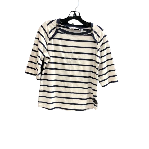 Top 3/4 Sleeve By Cmc In Striped Pattern, Size: S