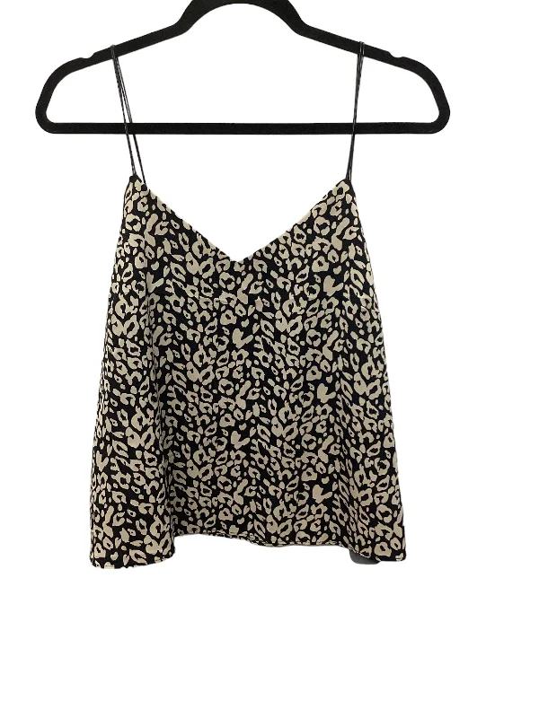 Animal Print Top Sleeveless Clothes Mentor, Size S