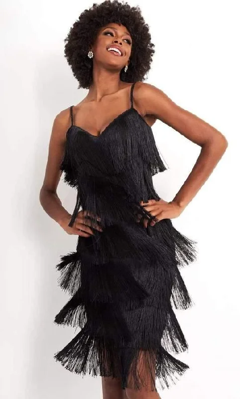 Jovani Short Fringe Dress Cocktail Sale